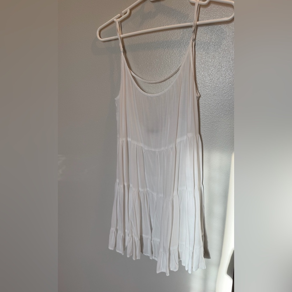Brandy Melville White Flowy Top